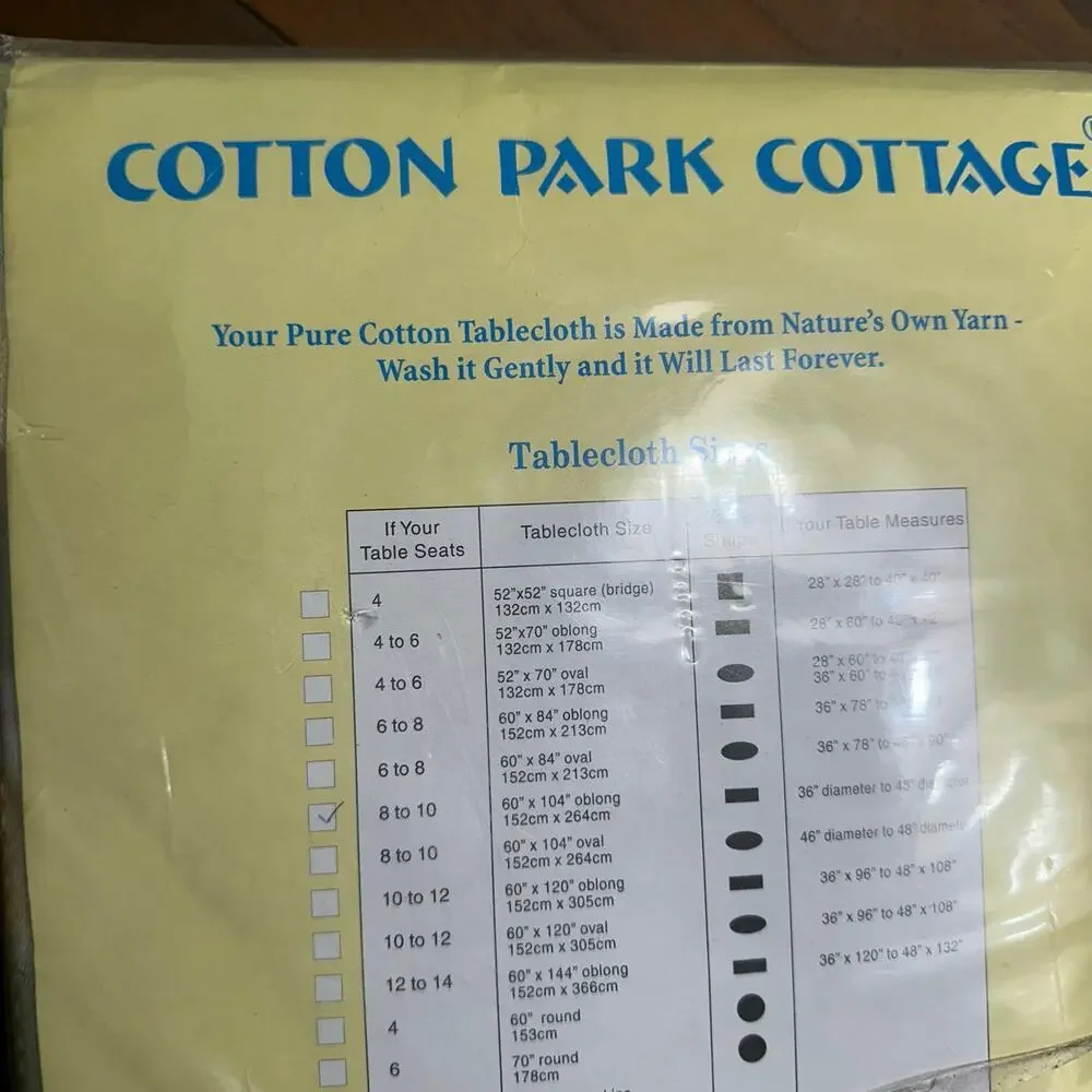 Cotton Park Cottage Plaid Pastel Color Yellow green 60x102